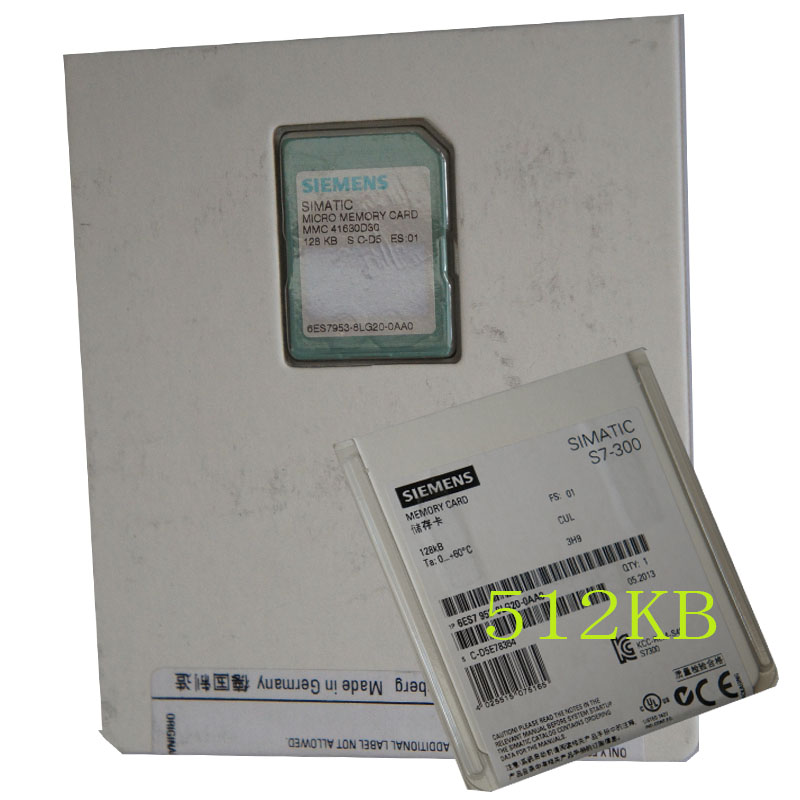 SIMATIC S7, MMC card 512K 6ES7953-8LJ31-0AA0